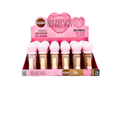 Base de Maquillaje y Corrector Wonder Skin 2en1 - D'Donna