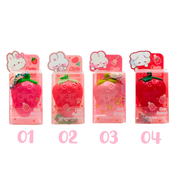 Bálsamo Labial Fresa Cute Rabbit