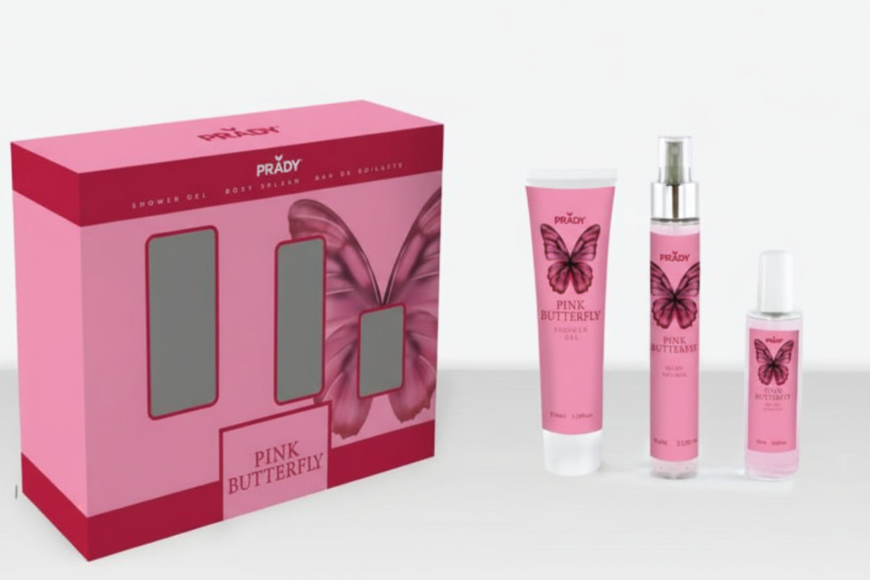 Set Pink Butterfly Estuche Regalo - Prady