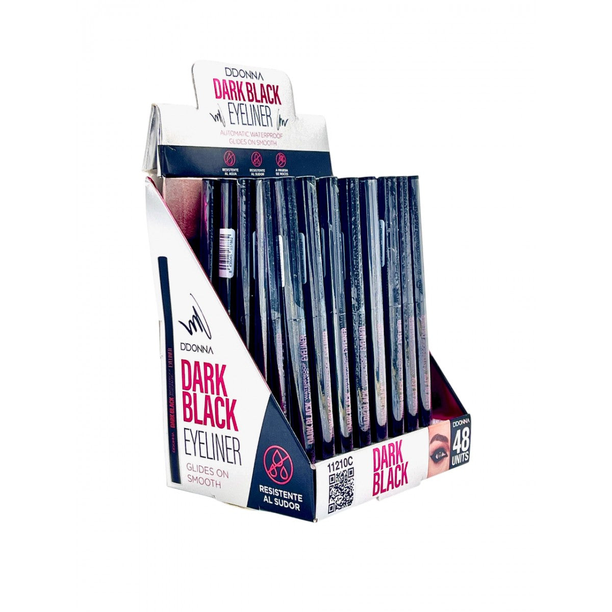 Lápiz Eyeliner Waterproof Dark Black - DDONNA