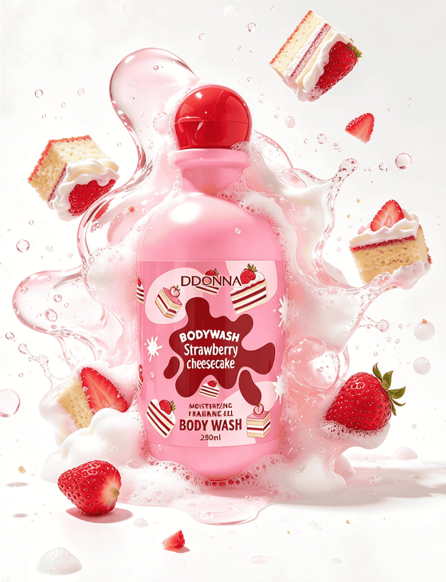Gel de Baño Strawberry Cheesecake 🍰 – D’Donna