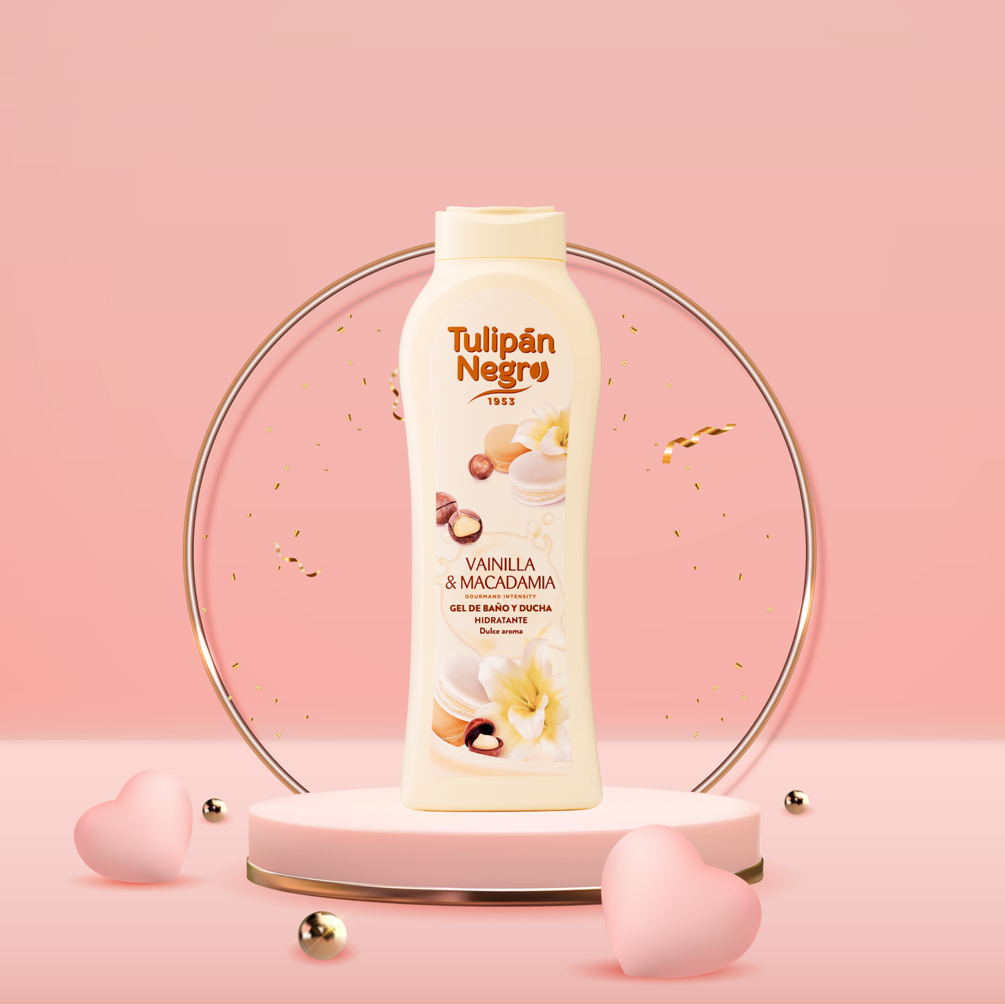 Gel de baño Vainilla y Nueces de Macadamia 650 ml