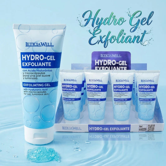 Hydro GEL exfoliante para rostro, cuello y escote – Leticia Well