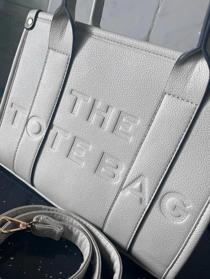 Bolso tote con cremallera grande