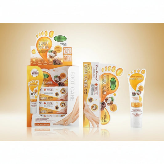 CREMA PIES REPARADORA ACEITE COCO VITAMINA E - KISS BEAUTY