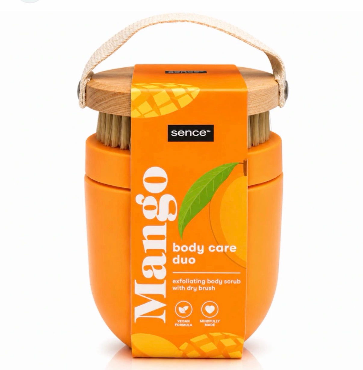 Exfoliante Corporal MANGO + Cepillo - BODY CARE DUO MANGO SENCE