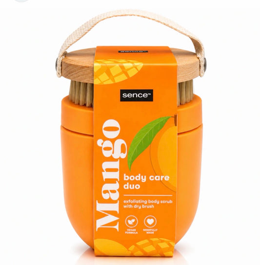 Exfoliante Corporal MANGO + Cepillo - BODY CARE DUO MANGO SENCE