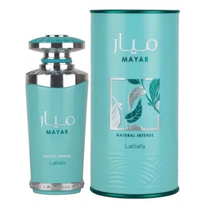 MAYAR NATURAL INTENSE - Lattafa Perfumes - Mayar Natural intense Lattafa perfume árabe para mujer, de larga duración, 100 ml, Lattafa Perfume para Mujer: Aroma Exquisito y Duradero, Perfumes árabes de Dubai