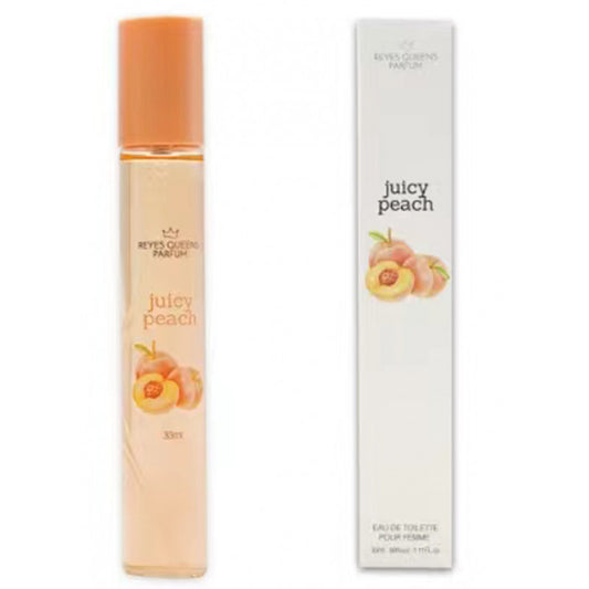 Juicy Peach 33 ml - Mini Perfumes de Frutas - REYES QUEENS