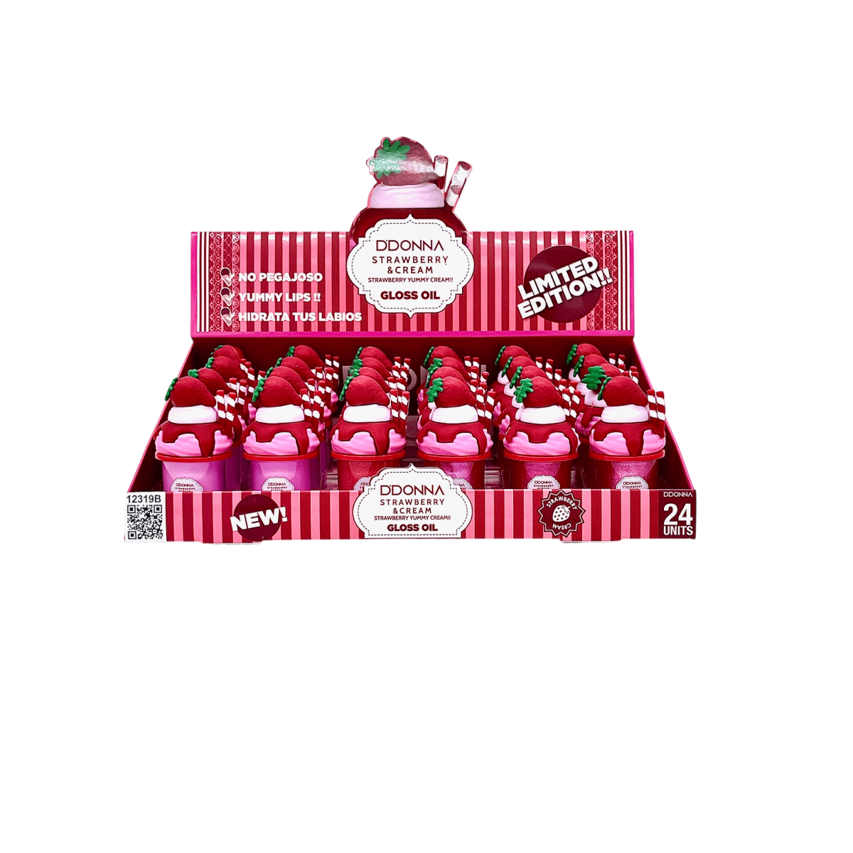 Lip Gloss Strawberry Yummy Cream