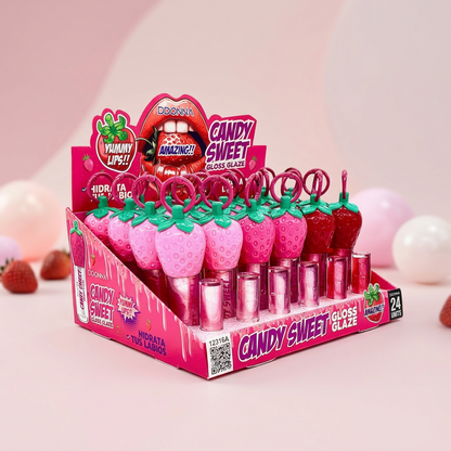 Lip Gloss Fresa Candy Sweet D'donna