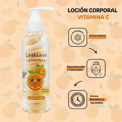 Loción corporal Bicolor NARANJA – LOOK LOOK