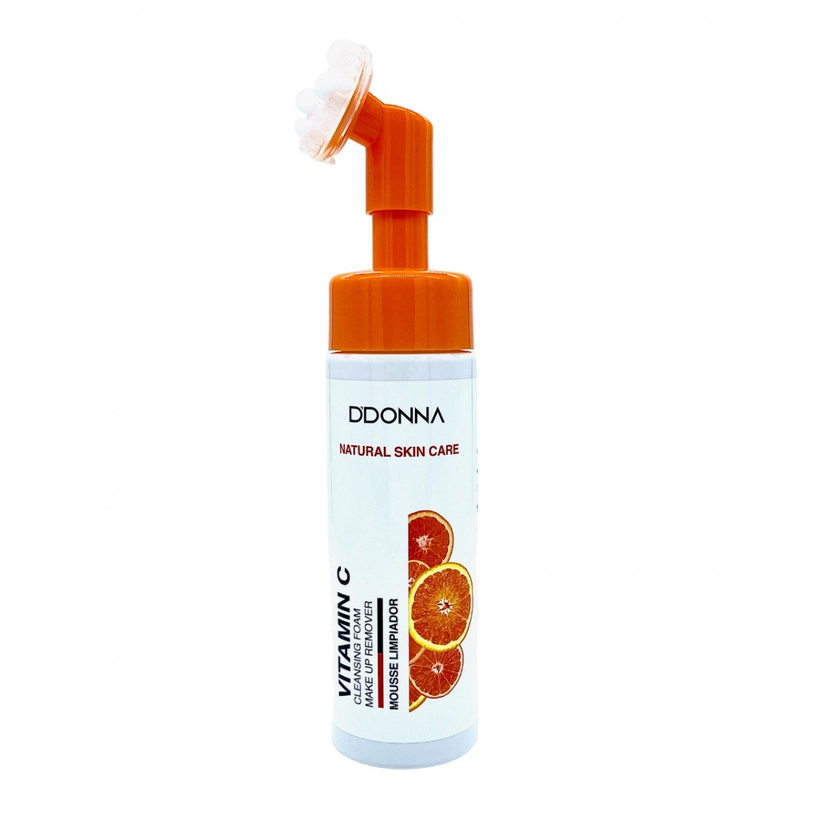 Limpiadora facial en Mouse con cepillo VITAMINA C - Make Up Remover Vitamin C - D'donna C