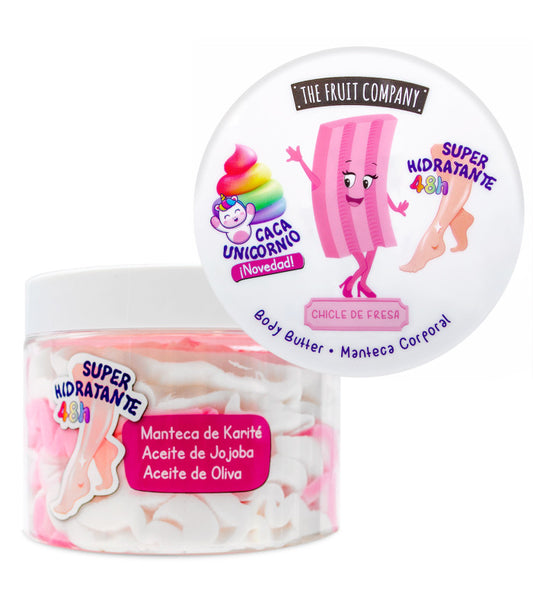 MANTECA CORPORAL CHICLE DE FRESA - The Fruit Company
