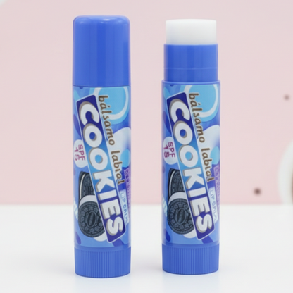 Bálsamo labial “Cookies” – Leticia Well (FPS 15)