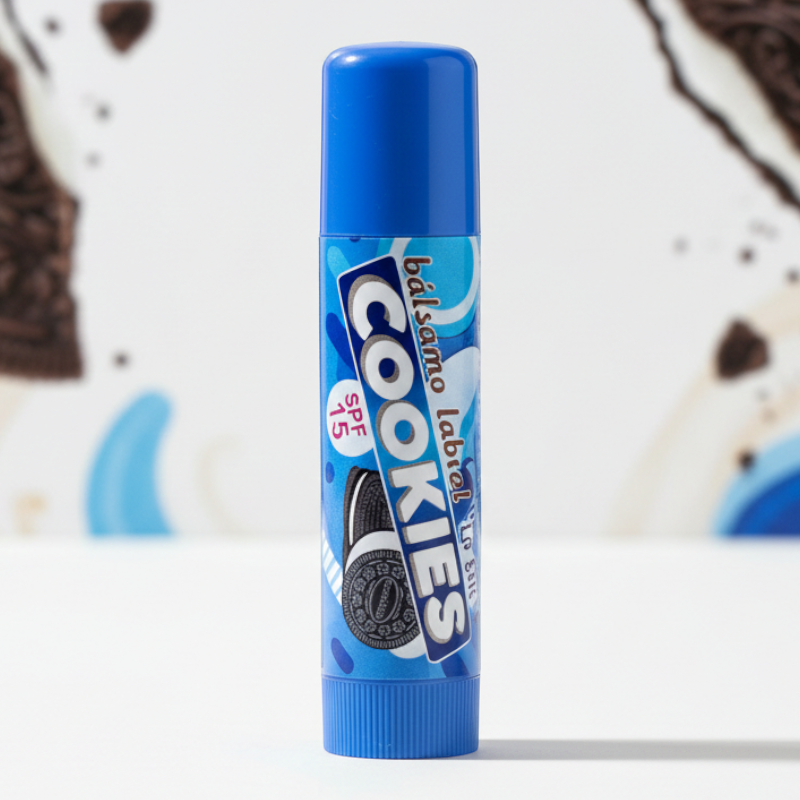 Bálsamo labial “Cookies” – Leticia Well (FPS 15)