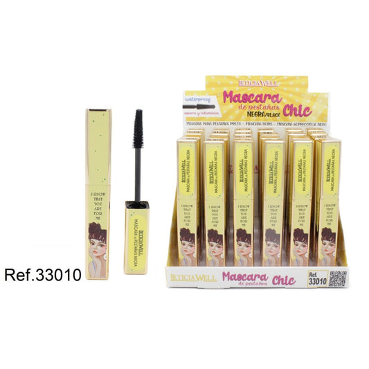 MASCARA WATERPROOF BLACK CHIC - Leticia Well