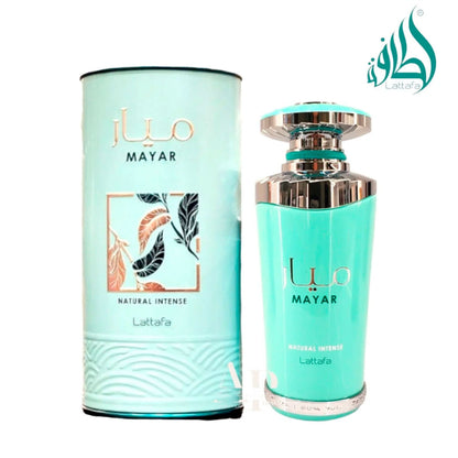 MAYAR NATURAL INTENSE - Lattafa Perfumes - Mayar Natural intense Lattafa perfume árabe para mujer, de larga duración, 100 ml, Lattafa Perfume para Mujer: Aroma Exquisito y Duradero, Perfumes árabes de Dubai