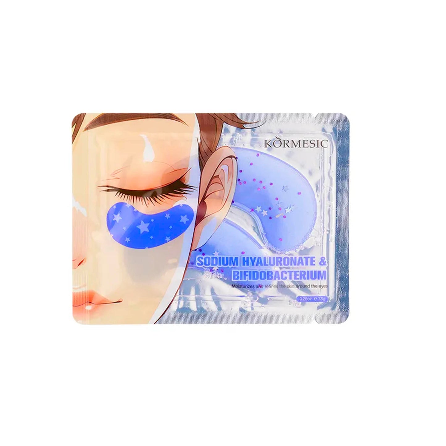 Parches de Hidrogel Contorno de ojos Azul