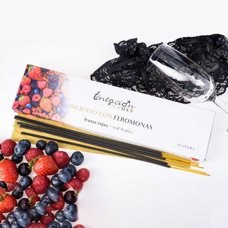 INCIENSO CON FEROMONAS AROMA Frutos Rojos | 20 STICKS