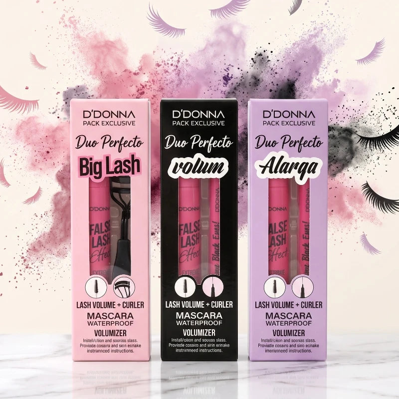 Set “All Eyes On Me!!” — Máscara de pestañas + Delineador de ojos resistente al agua 👁️💖-DDONNA