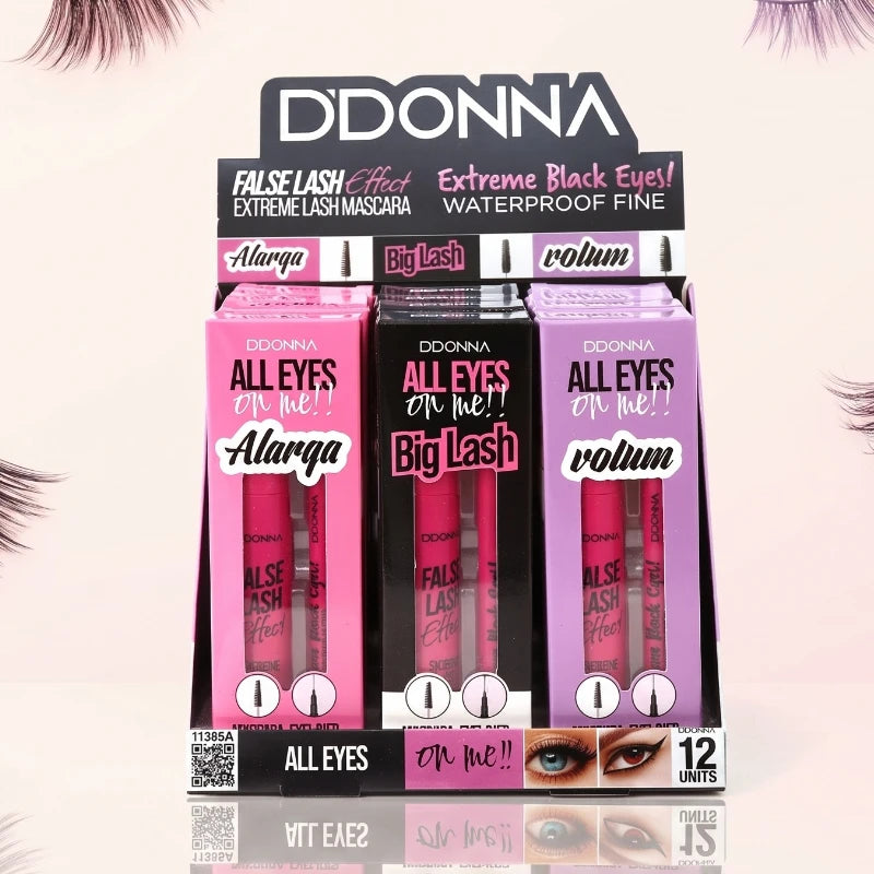 Set “All Eyes On Me!!” — Máscara de pestañas + Delineador de ojos resistente al agua 👁️💖-DDONNA
