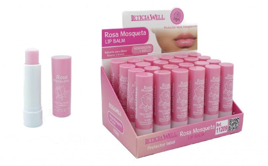 Protector Labial Rosa Mosqueta - Hidratación Reparación y Brillo - Leticia Well