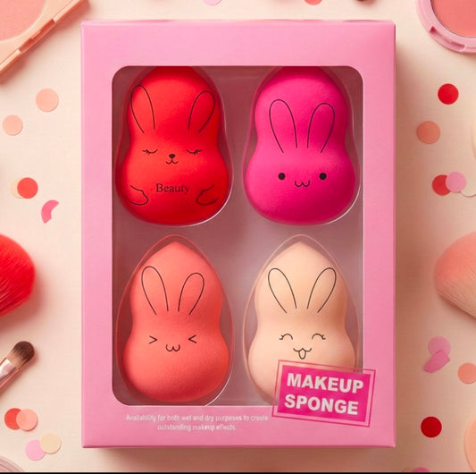 Esponjas de maquillaje "Kawaii" - colores y formas variadas