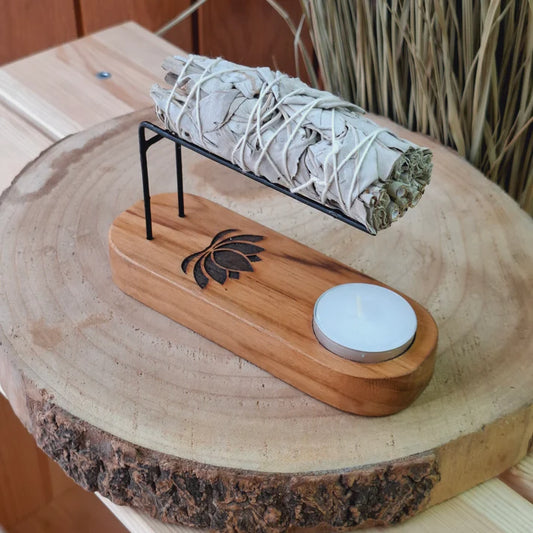 Quemador para atados y palo santo