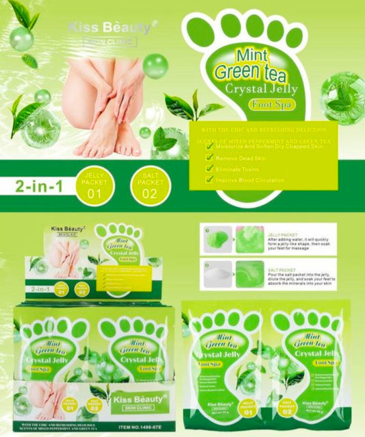 Spa Para Pies de Menta y Té Verde