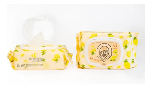 Toallitas Desmaquillantes Vitamina C LIMÓN 🍋 - USHAS