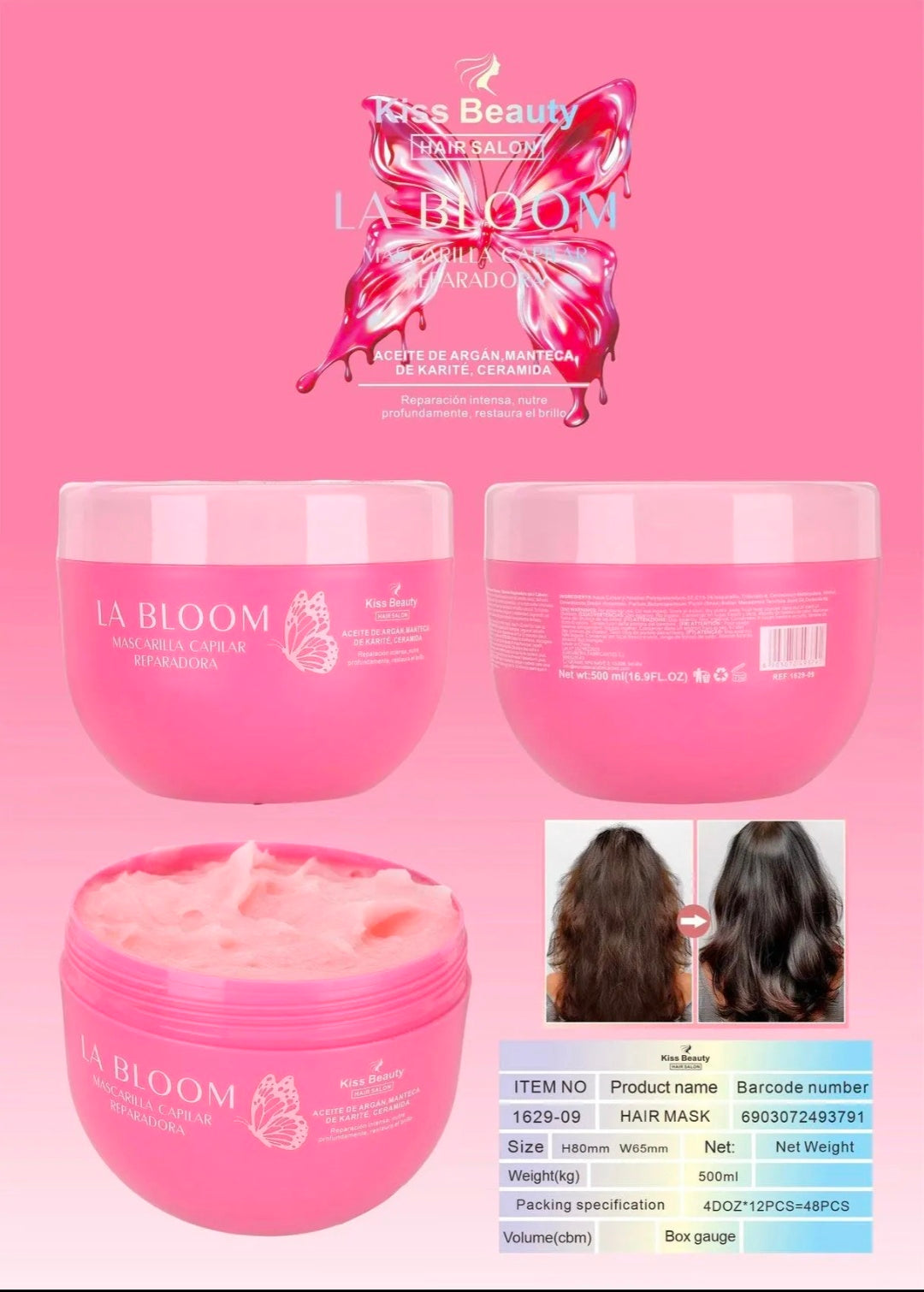 Mascarilla Capilar Reparadora Bomba 500ml