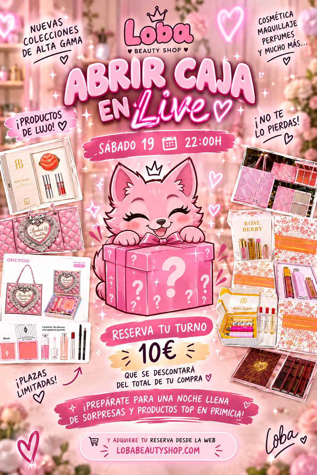 ✨ ¡RESERVA TU TURNO PARA NUESTRO LIVE! 🐺💗