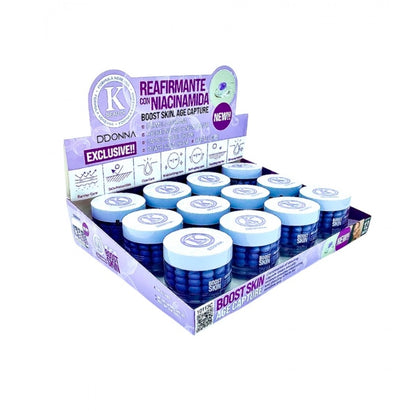 Crema Facial Cápsulas Niacinamide y péptidos lilas - Fórmula Coreana Reafirmante- D'Donna