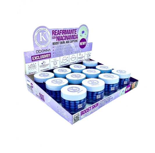 Crema Facial Cápsulas Niacinamide y péptidos lilas - Fórmula Coreana Reafirmante- D'Donna