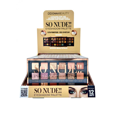 Paleta de Sombras SO NUDE – DDONNA