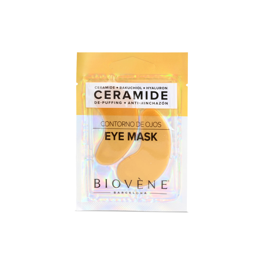 Parches hidrogel Mascarilla contorno ojos descongestionante CERAMIDES con BAKUCHIOL y HIALURÓN