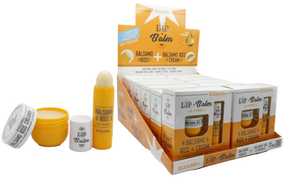 Pack Balsamo labial en crema y en barra insp. Sol Janeiro '62