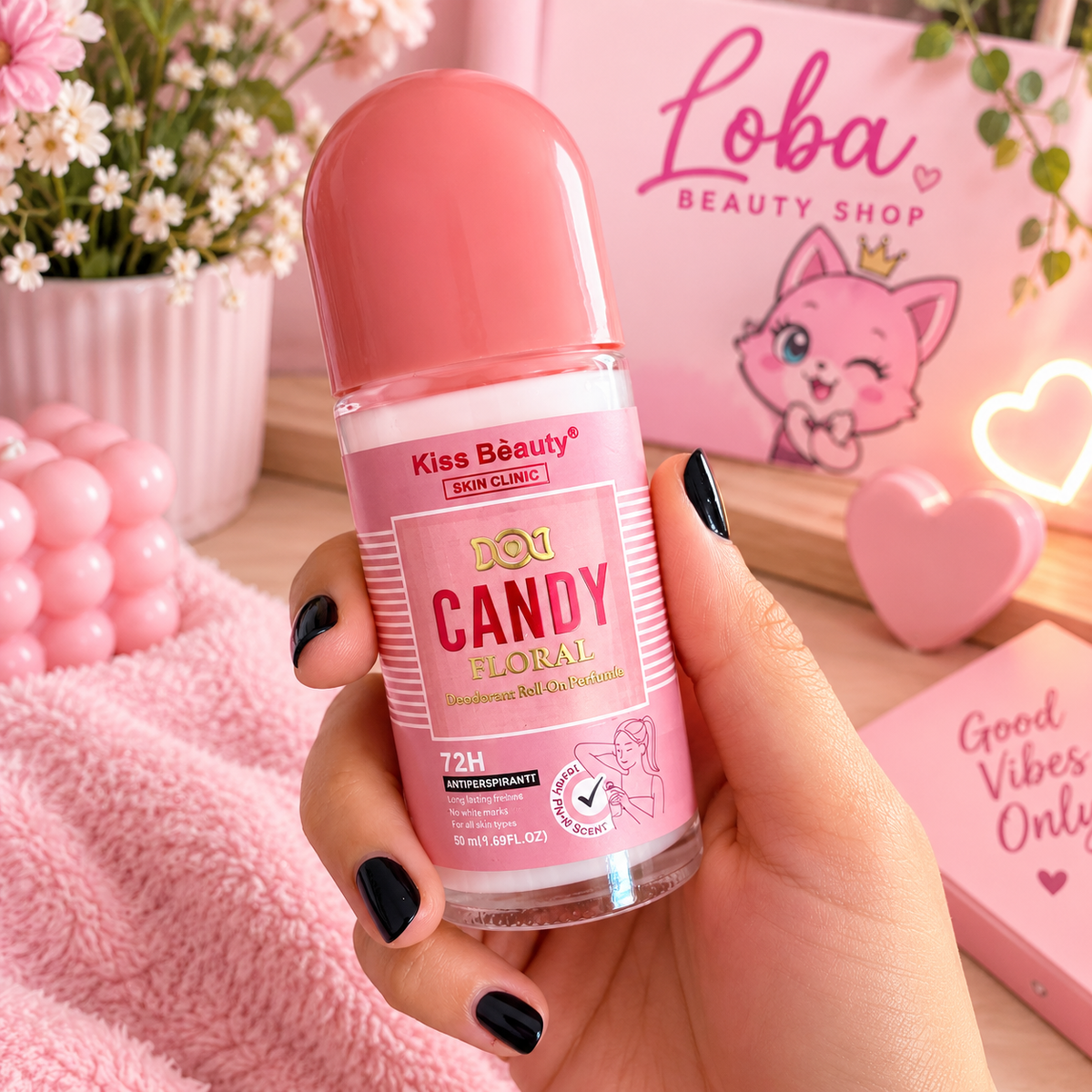 Desodorante CANDY floral Roll-on