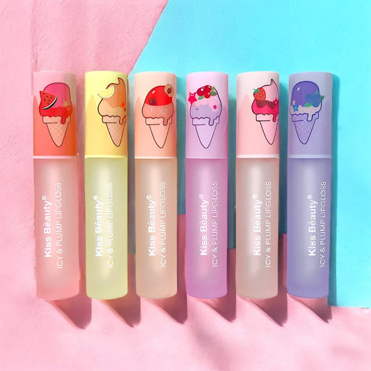 Brillo Voluminizador picante ICY & PLUMP 3D Fruity Lipgloss – Kiss Beauty