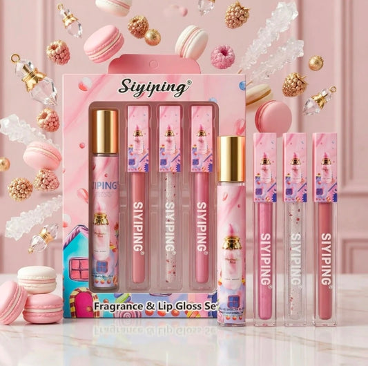 Set Marshmallow🍬mini perfume+ 3 Labiales