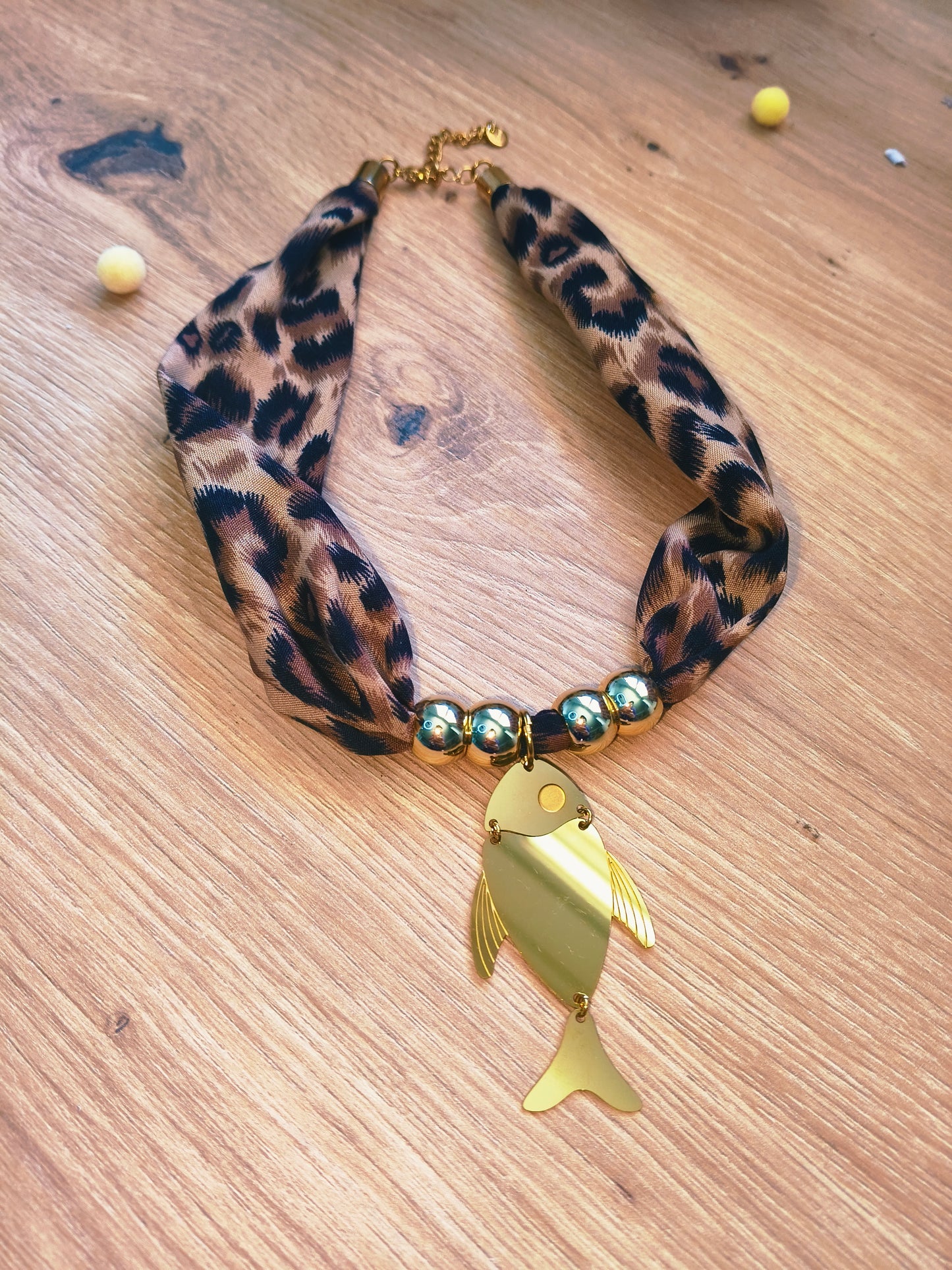 Collar Lazo Leopardo