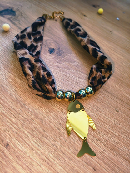 Collar Lazo Leopardo