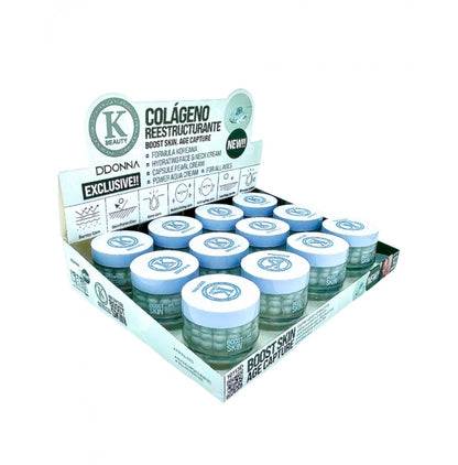 Crema Facial Cápsulas Colágeno y péptidos blancos - Fórmula Coreana Reestructurante- D'Donna