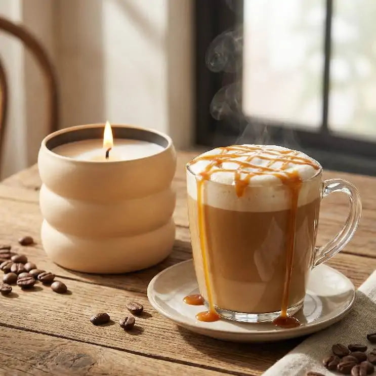 Vela Aromática Pâtisserie Caramel Latte ☕- TFC