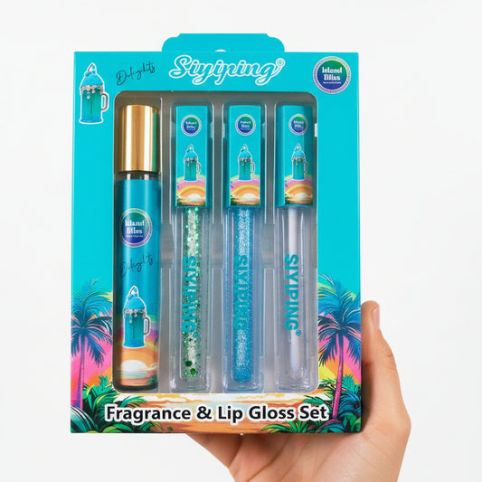Set Island Bliss🏝️mini perfume+ 3 Labiales
