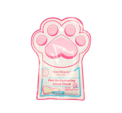 Mascarilla para Manos Hidratante Melocotón y Ácido Hialurónico