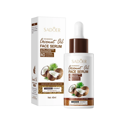 SERUM FACIAL CON ACEITE DE COCO 100% NATURAL 40ML. SADOER