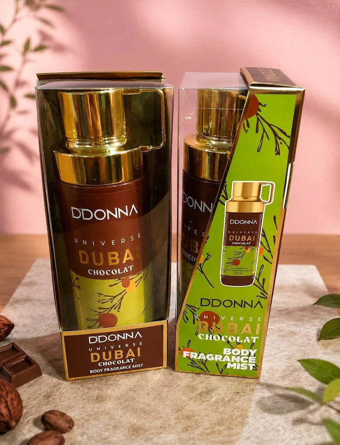 Bruma Perfumada árabe Dubai Chocolat cabello y cuerpo 250ml. D'Donna