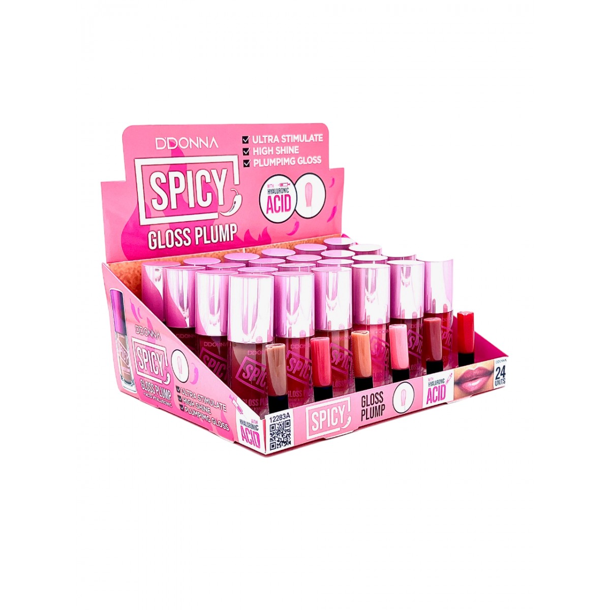 Brillo de labios voluminizador-Spicy Gloss Plump - D'donna